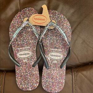 Havaianas Glitter Flip Flops